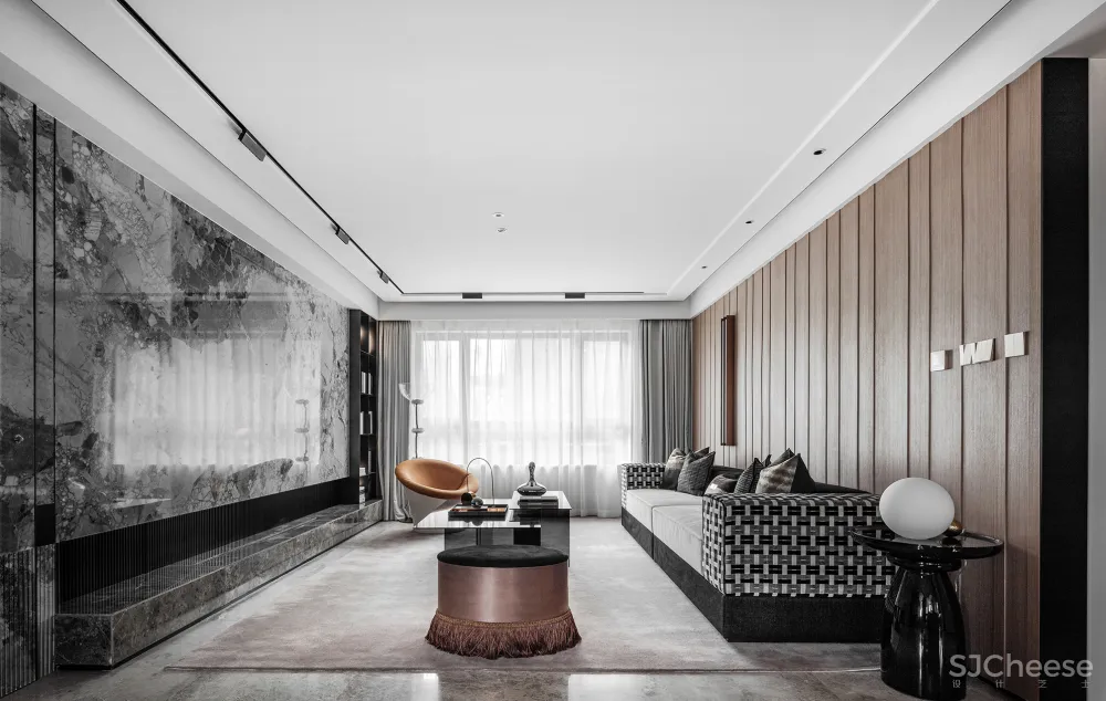 元禾大千设计 烟台「中海万锦」洋房下叠现代简约样板间