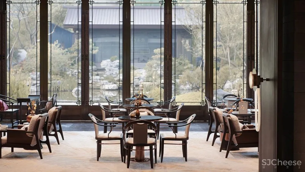 【创时空设计新作】以地为宣纸水为墨，写意东方山水画！