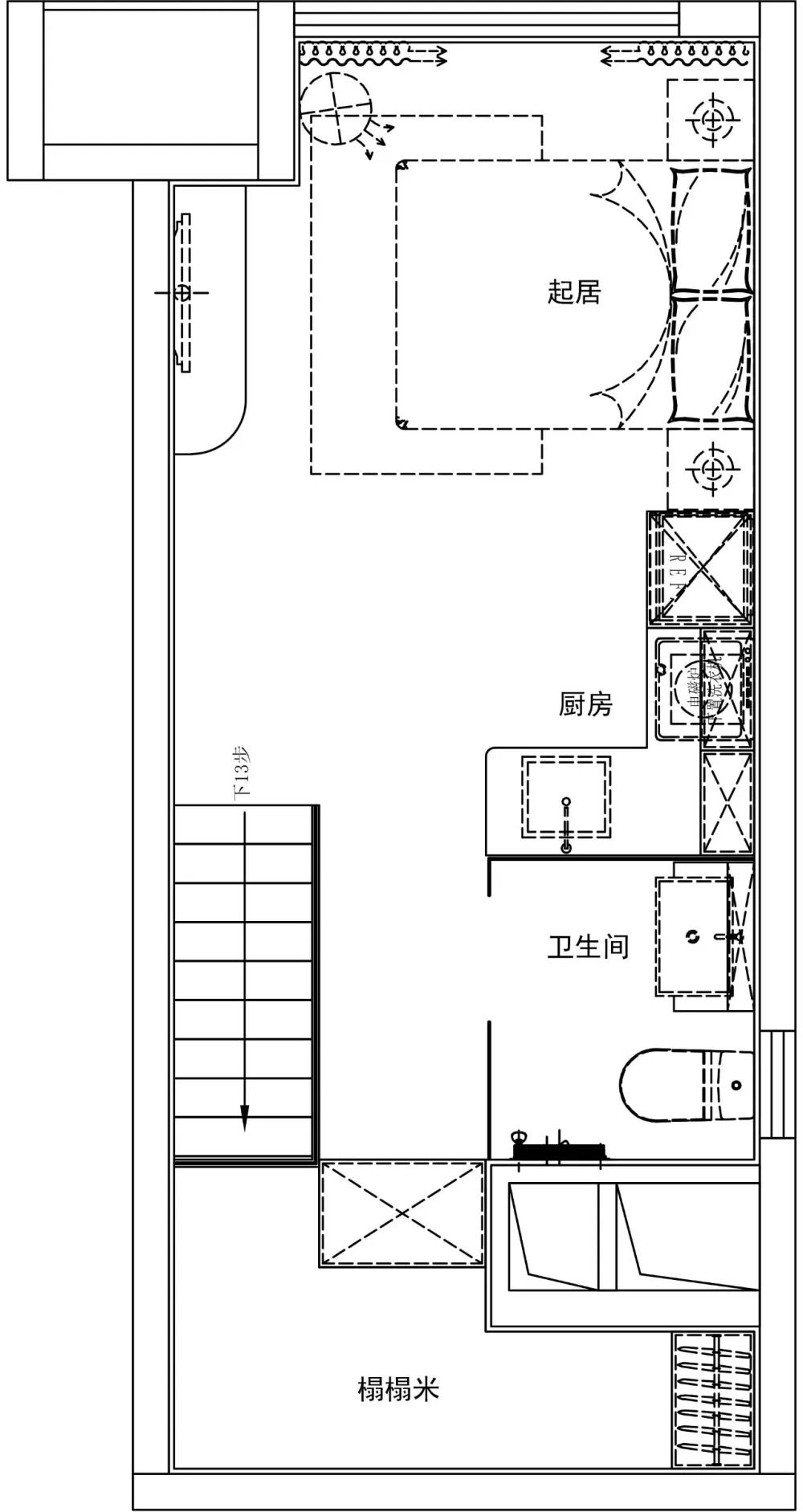 60㎡小户型Loft如何装成大House丨DESIO DESIGN