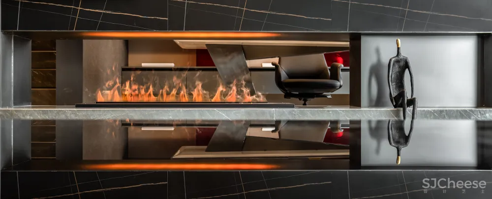 231㎡气质高级黑,简约时尚、格调十足!