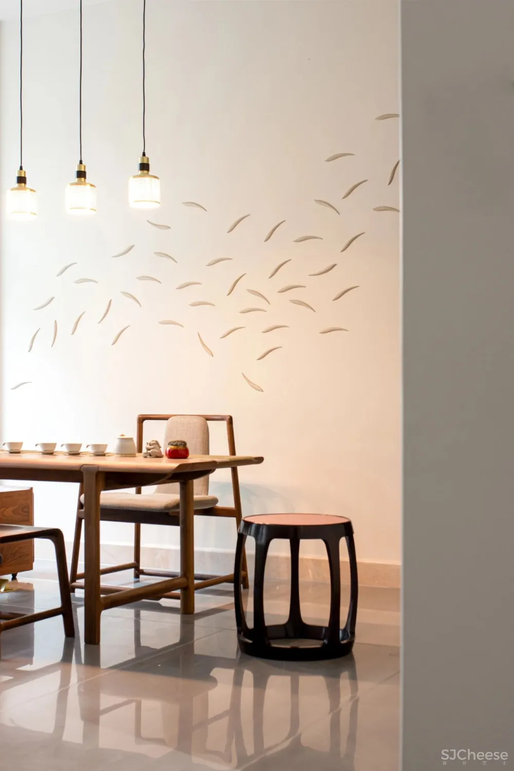 舞蹈家的300㎡新中式大宅,人与空间共同成长