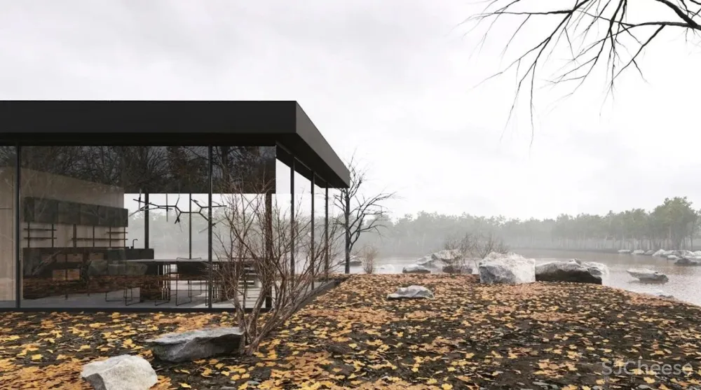 打破常规的房子,屋顶加个仰角引光入室,这样的自建房太有创意了!