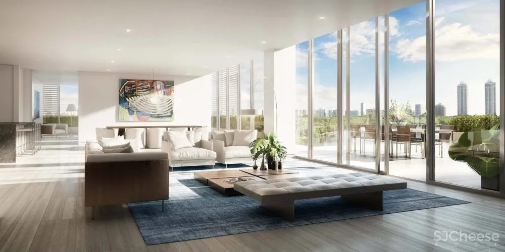 Piero Lissoni打造-迈阿密顶级丽思卡尔顿海滩公寓样板间!