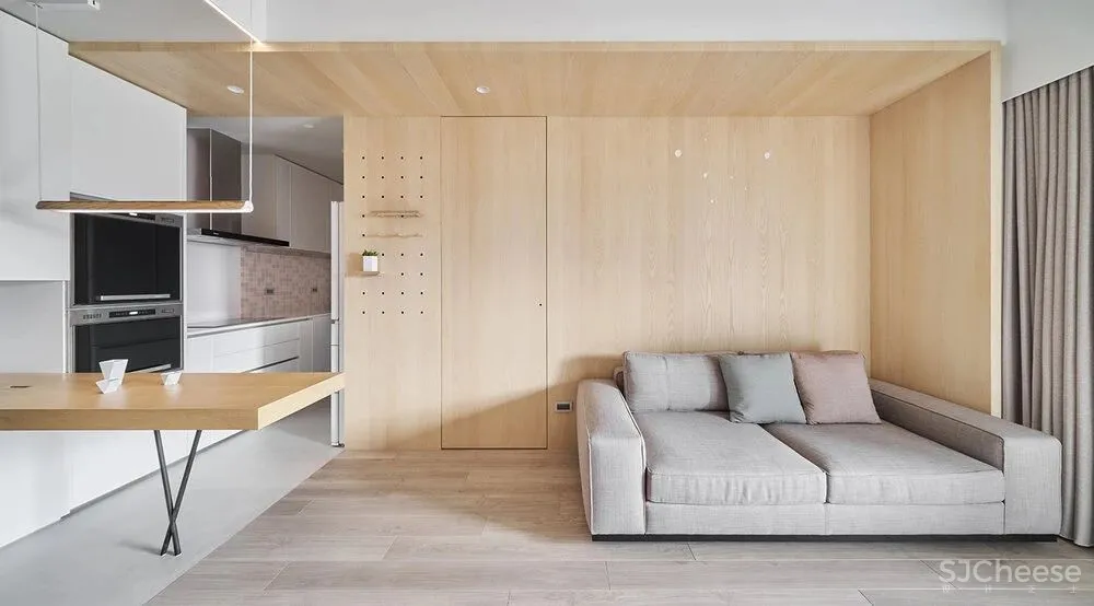 49㎡三口之家,这样设计超级显大!