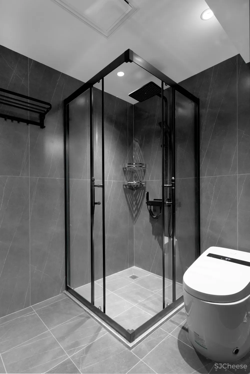 无主灯设计、高级灰撞色，这个家太有范 久栖设计