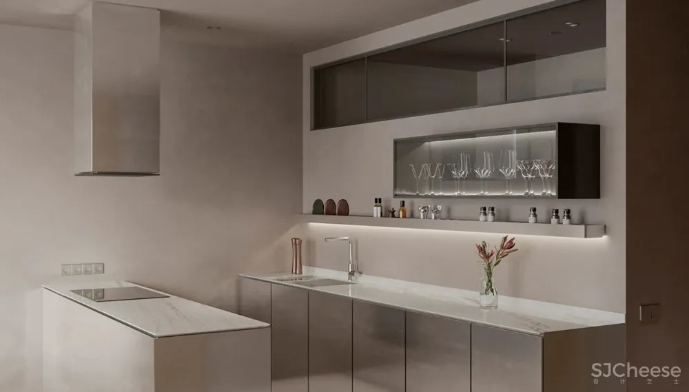 76㎡绿色朴质,细节处显精致!