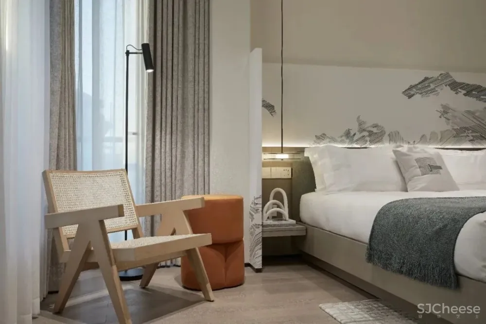 励时设计 漫步时光：同盟古镇袁家村民宿