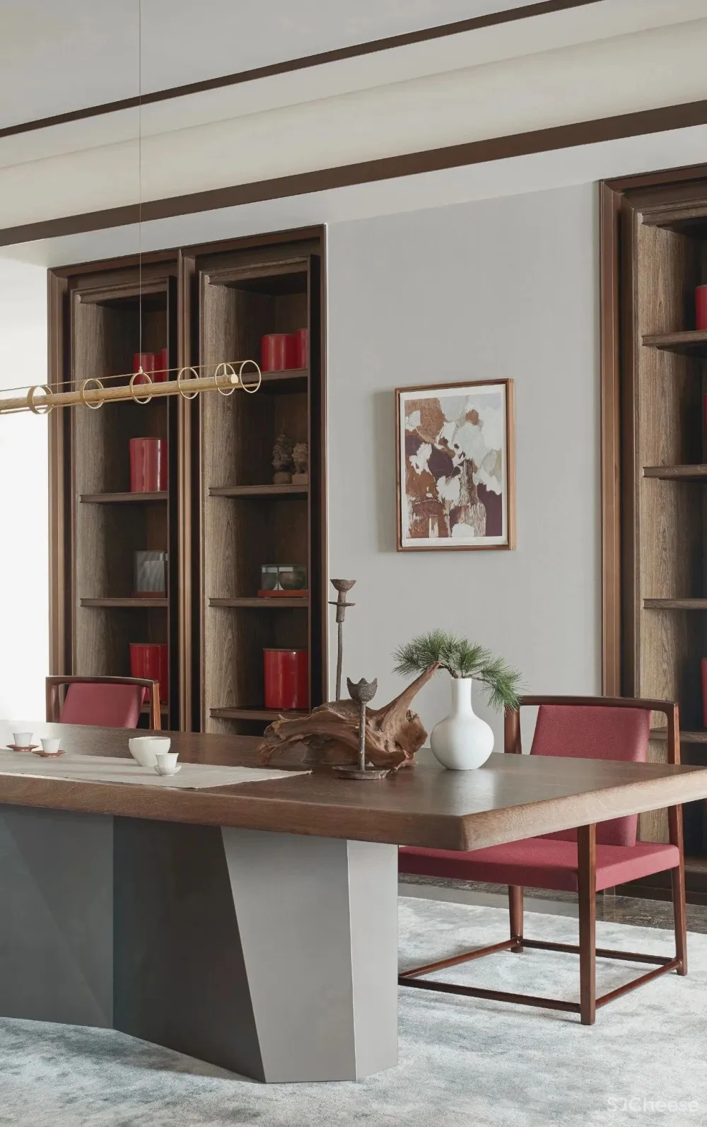 朱周空间设计丨重庆来福士:350米云端豪宅样板间设计!