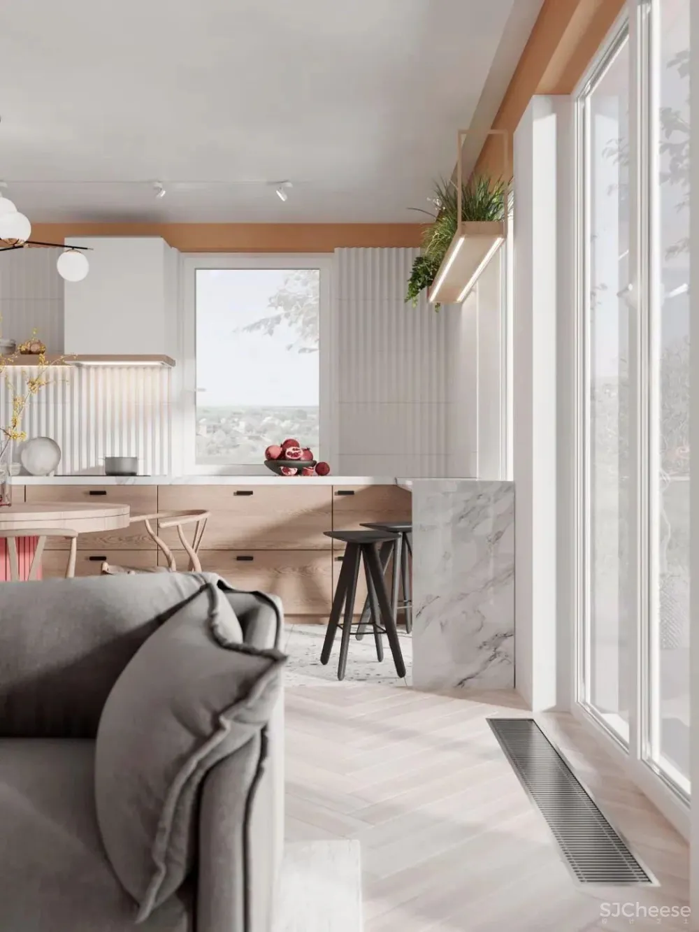 高明度色彩的碰撞,圆你一个时尚家居梦!