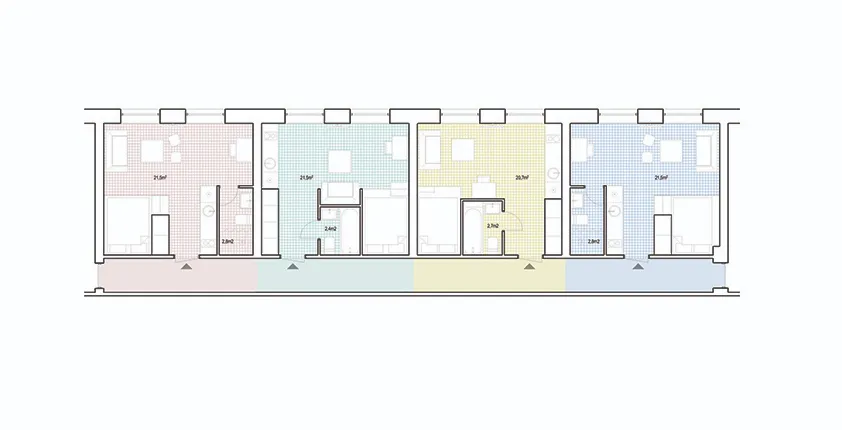 双十一也是光棍节!5套超小单身公寓设计案例,分享给剁完手的你