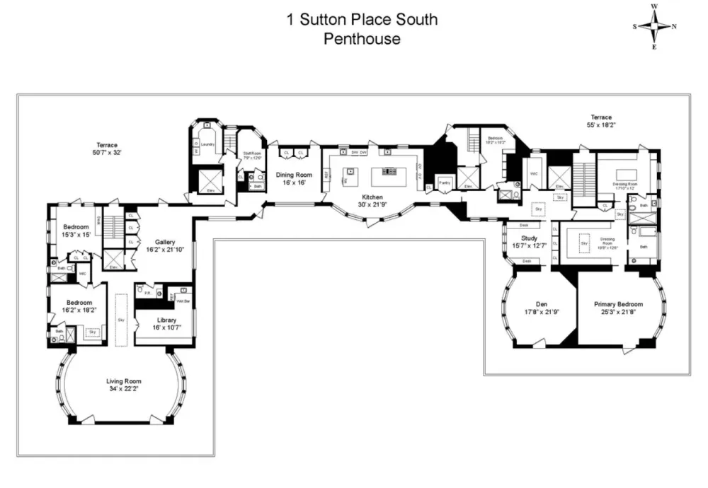 3 亿的顶层公寓，老房改造成极简的前卫豪宅，网友：“一般人欣赏不来“