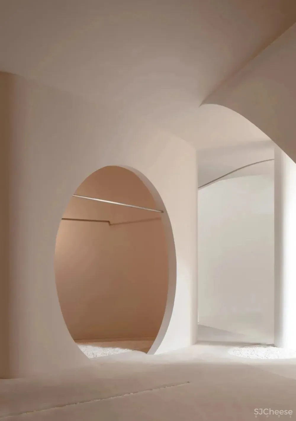 流线的自然永恒 婚纱高定艺术空间 尔我空间设计