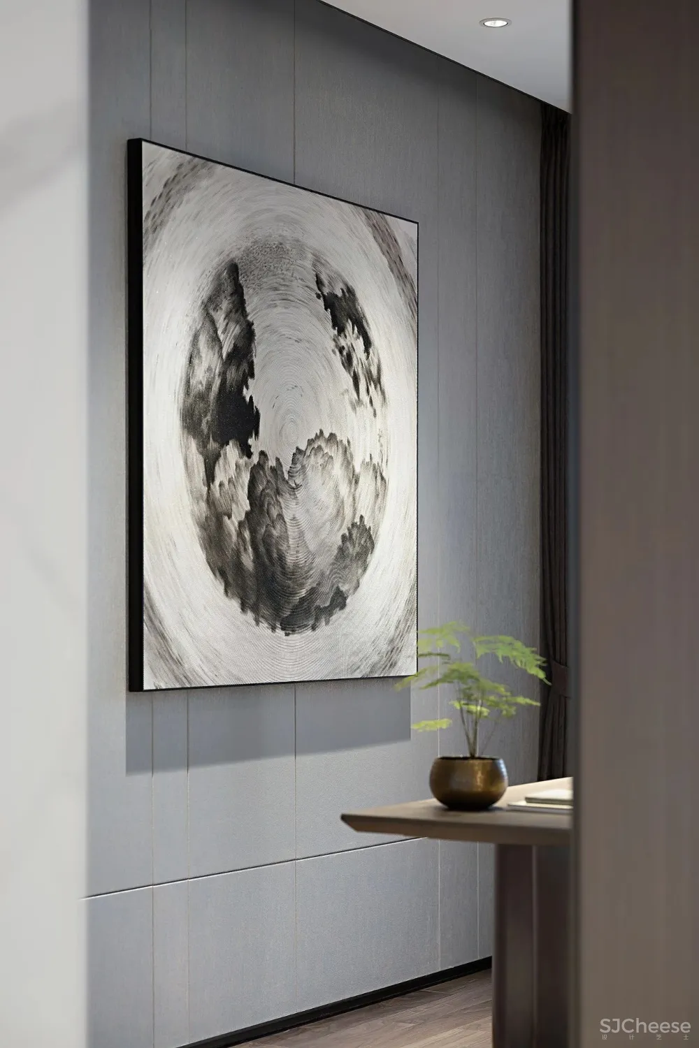 195㎡雅灰大平层，静奢间勾勒家的温情！