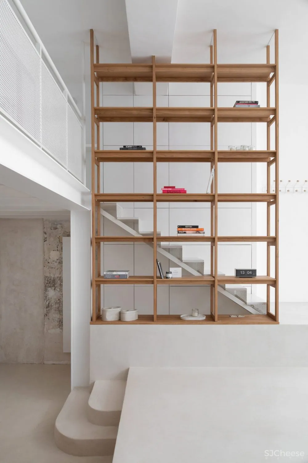 92㎡ 简约 LOFT,玻璃隔断让空间更通透