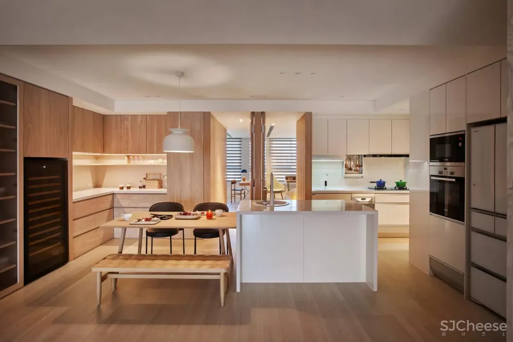 180㎡现代简约，暖色调的浪漫，温馨舒适自然