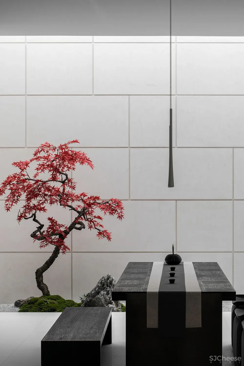 上海 780㎡ 极简别墅设计 ,黑白相映,安静优雅!