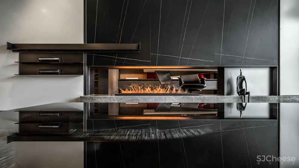 231㎡气质高级黑,简约时尚、格调十足!