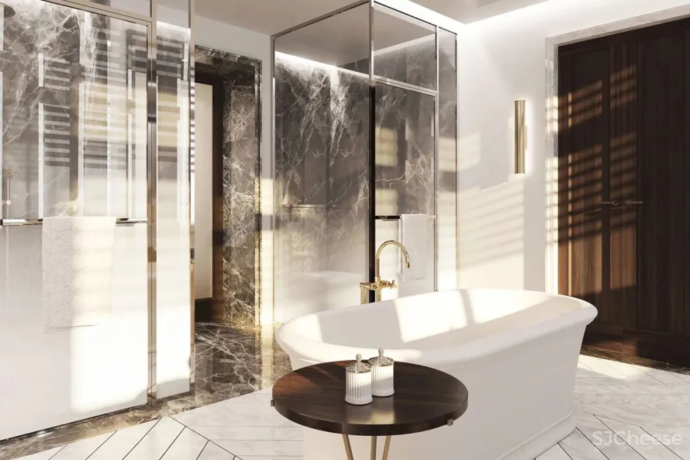 看看迪拜大平层,32层只有39套公寓,这配置是真奢华!