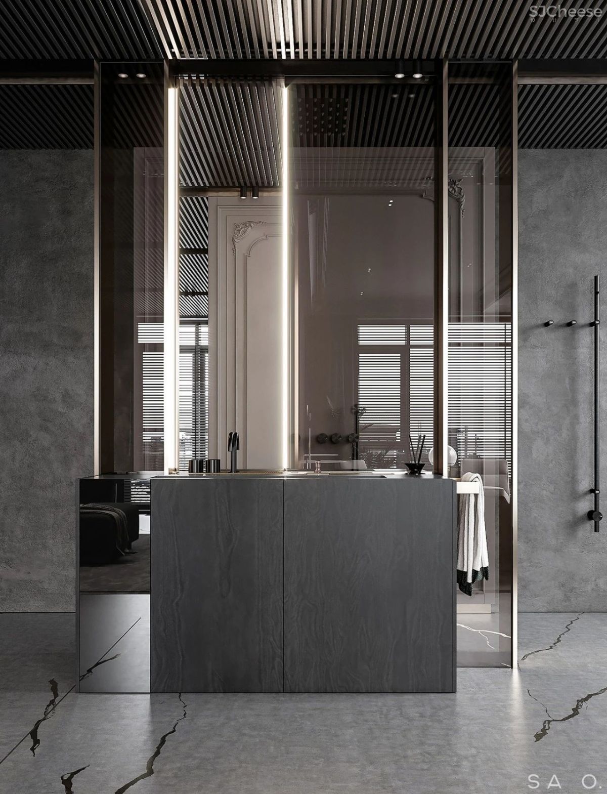 简约线条灰色系,一半是设计,一半是艺术