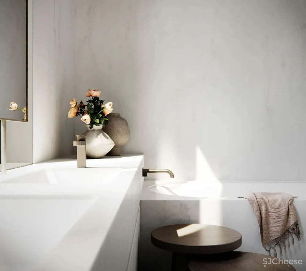 他做的公寓楼看起来像别墅,10套大平层户型还不一样,干净有格调的简约风太美了!