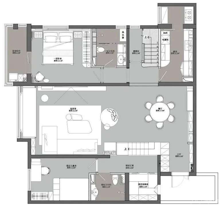 219㎡简素私宅，这才是家该有的样子！