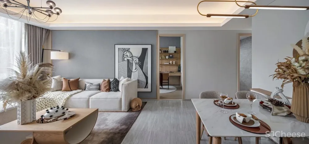 MUJI风,与猫咪共处的工程学美居 观致设计