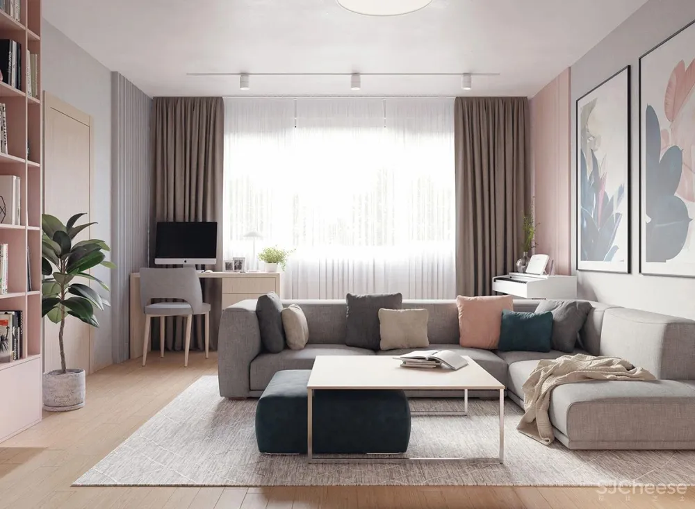 Color Visual梦幻蓝粉设计