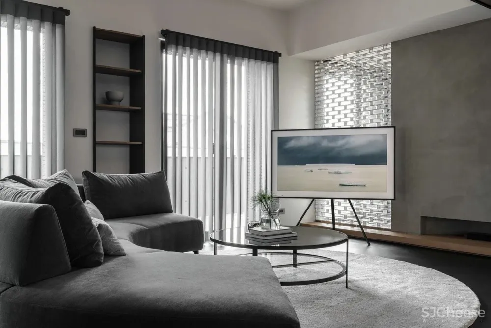 黑白简约住宅，简约设计的日常生活 studio X4设计