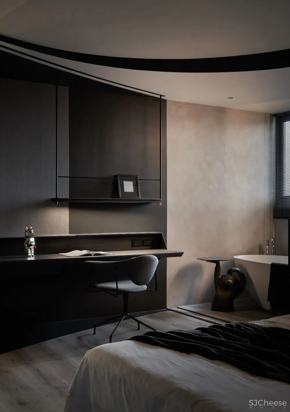 105㎡冷酷黑私宅,年轻人大胆追求前卫之家! 新澄设计