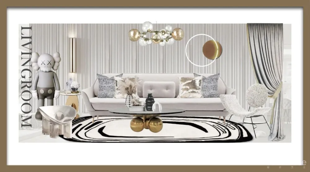 探觅星座神话的梦想家,中海沈阳望京府样板间三套 香港方黄(设计)集团新作