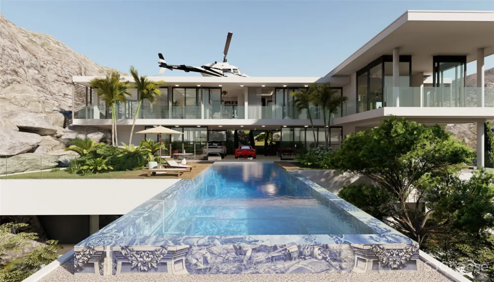 顶奢家具、岛屿住宅、私人直升机场，妥妥的人生巅峰！