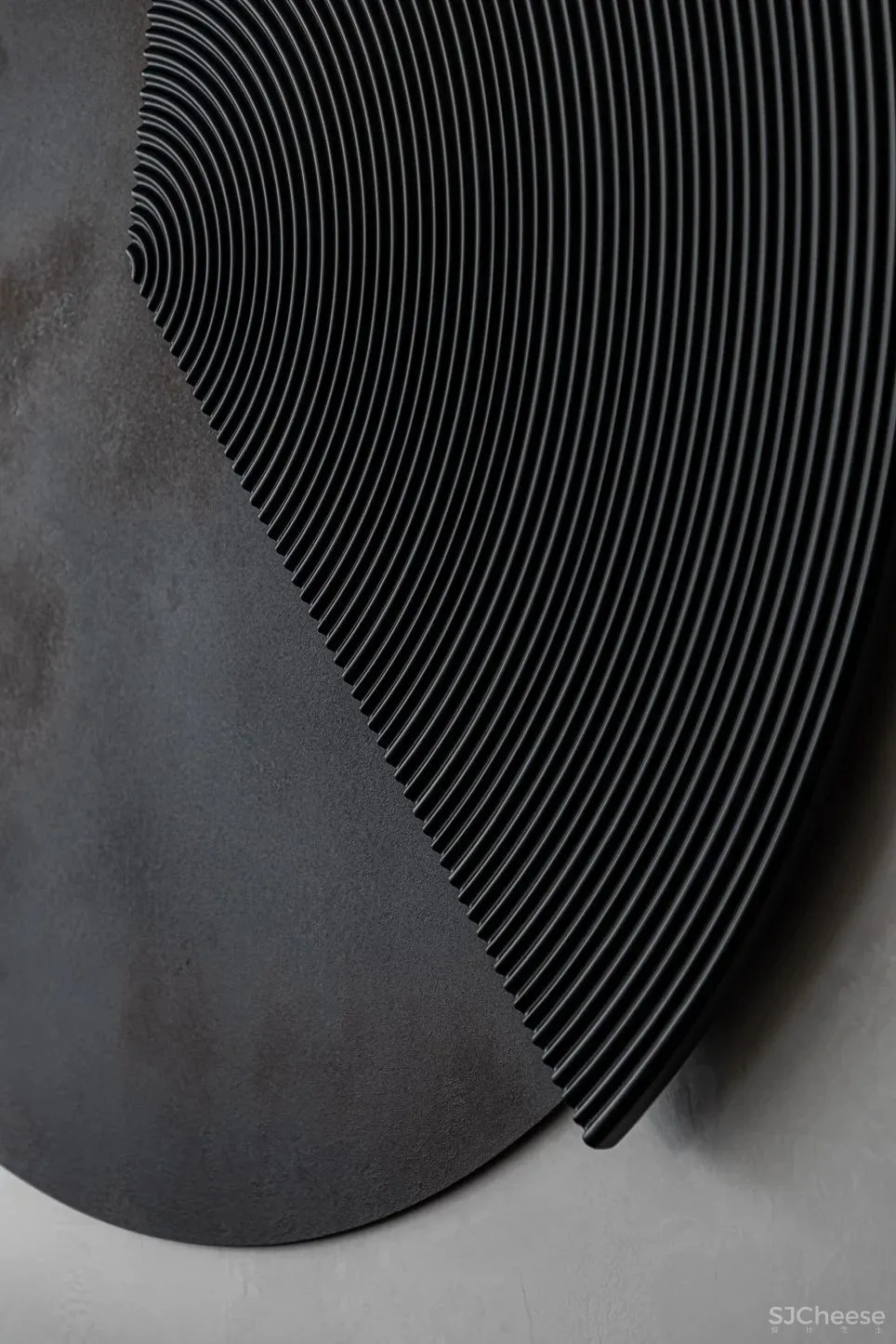 胡桃木 高级灰,纯粹而艺术的现代空间