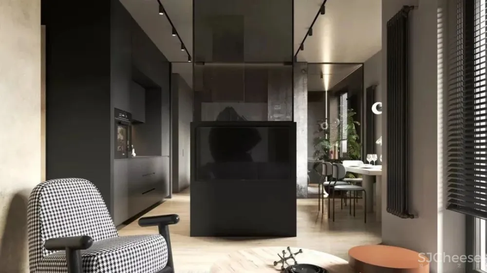 一套56㎡的住宅,设计很厉害,有颜有格调 !