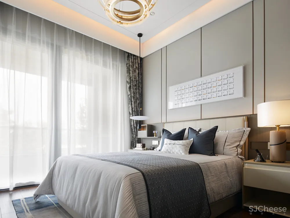 岳蒙:一抹幽蓝,韵染留白!