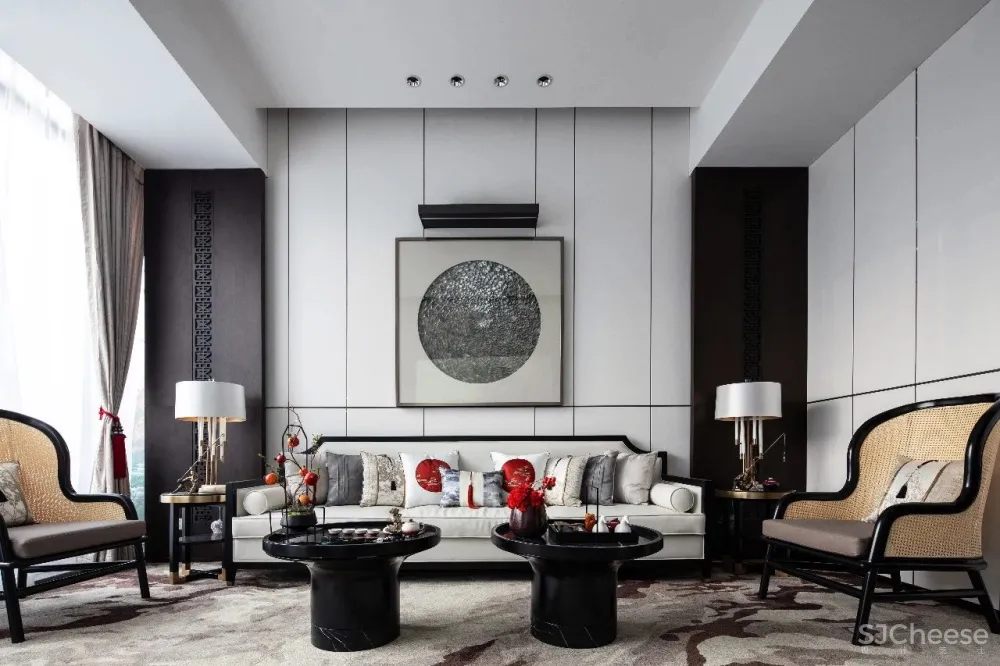 高级黑 中国红,曲直方圆之间的至简至美!