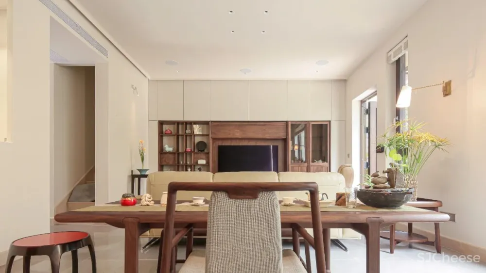 舞蹈家的300㎡新中式大宅,人与空间共同成长