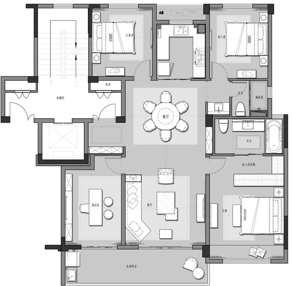 孙文设计事务所丨灰蓝配,才高级!