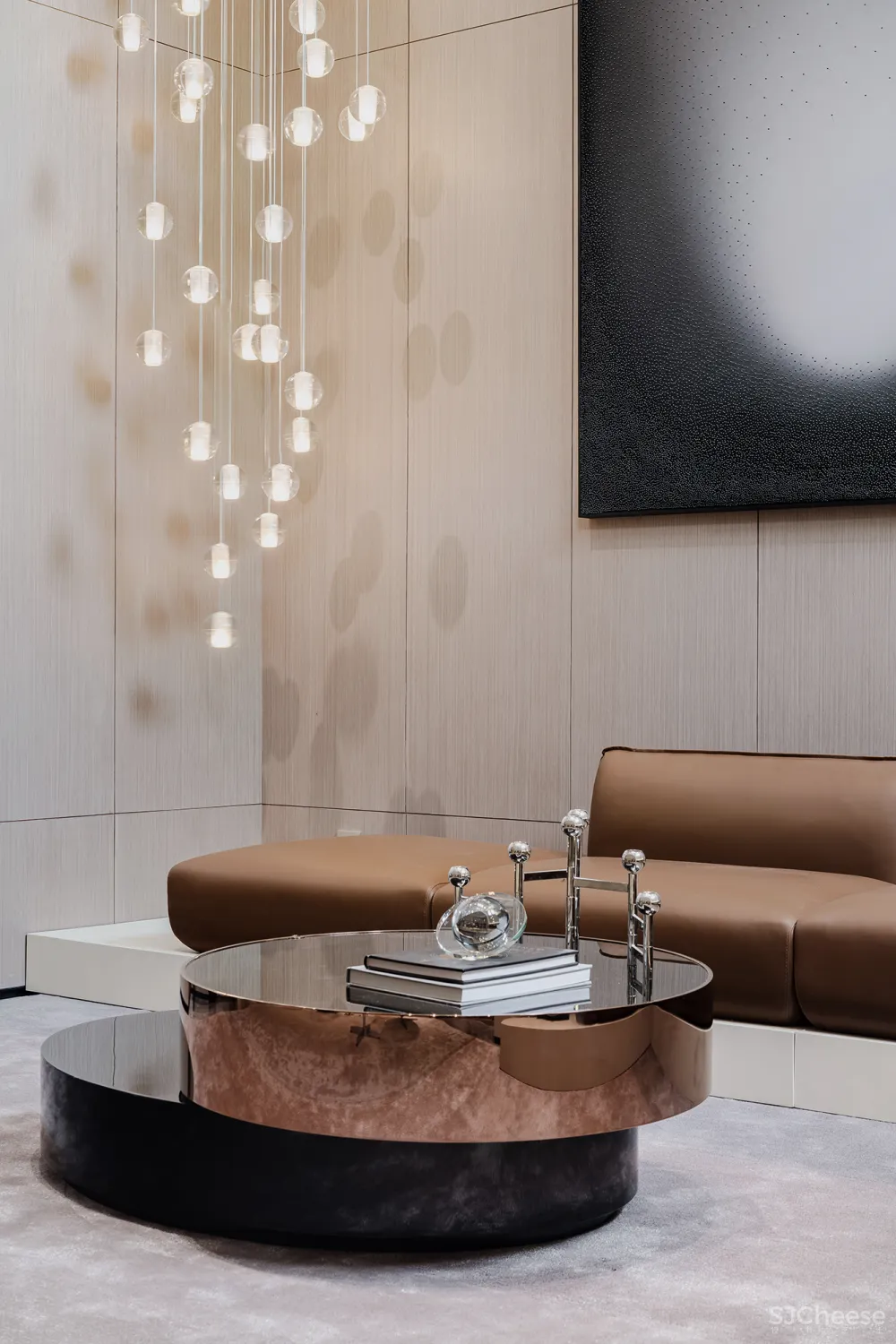 元禾大千设计 烟台「中海万锦」洋房下叠现代简约样板间