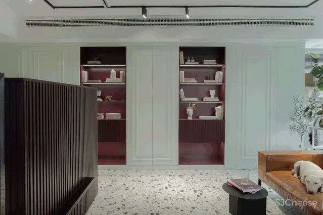 80后丁克夫妻的100㎡两室，颜值美炸！花砖、绿植，住-租一体，还有两狗子……