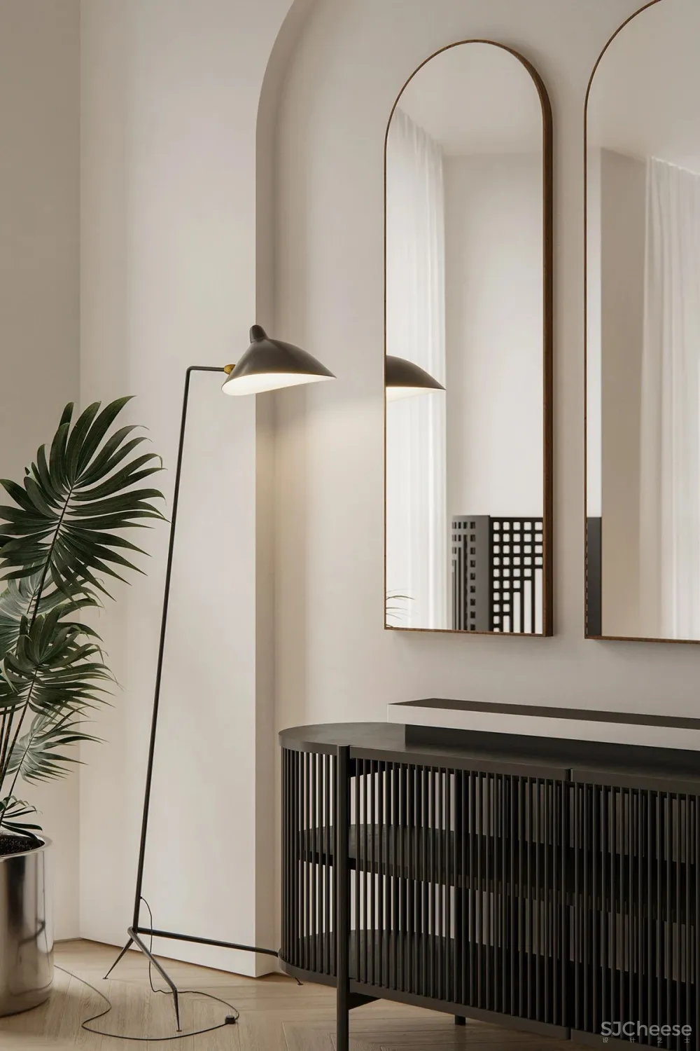 124㎡ 一室一厅,从客厅到卧室都很有格调