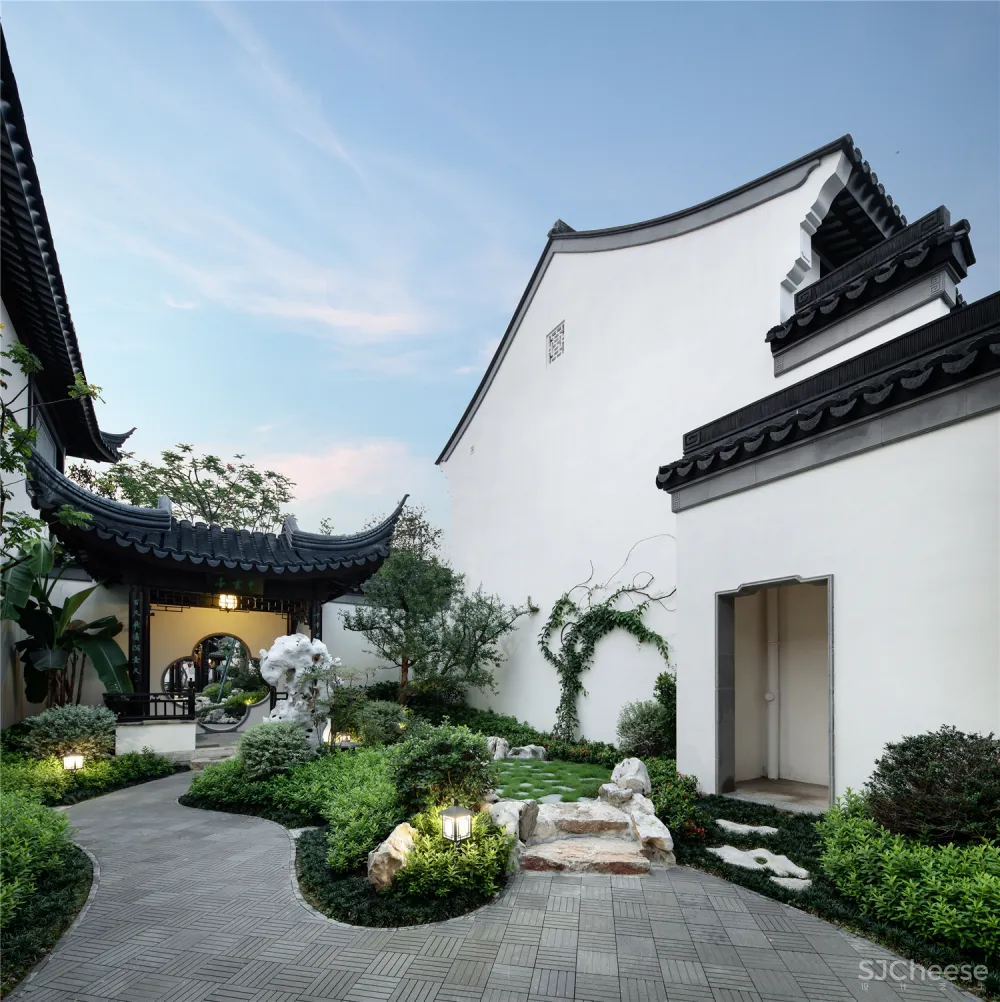 都说院子还是中国的美,这个项目再次示范中式院落如何复刻