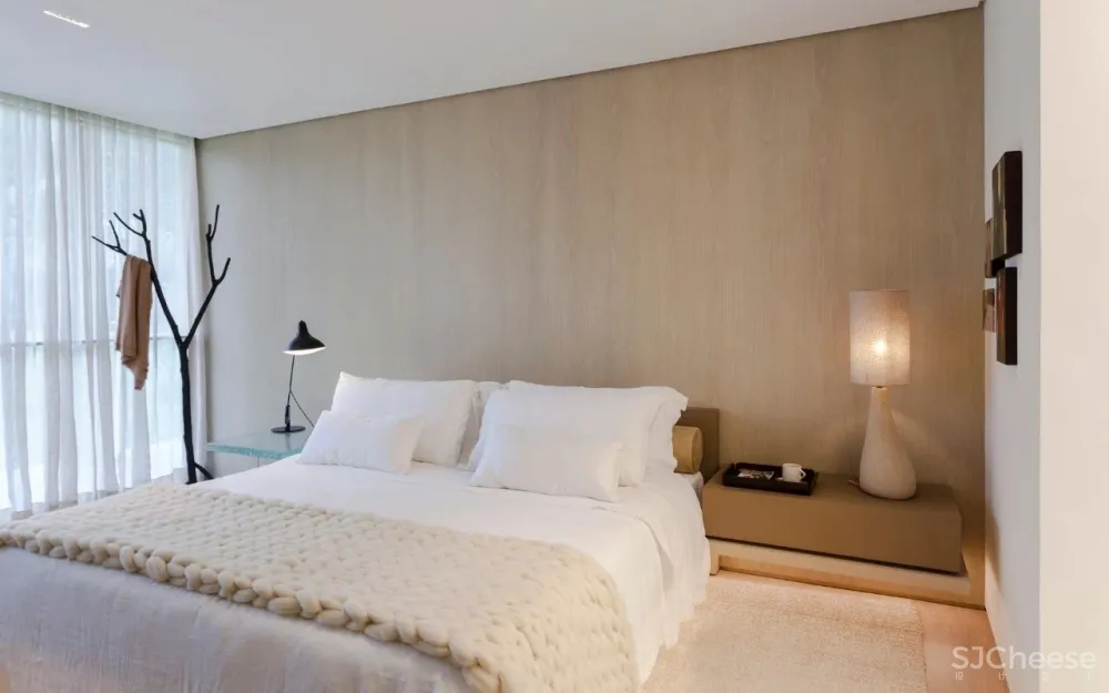 一梯两户的平层公寓楼样板房公开,自然奢华才有的高级感