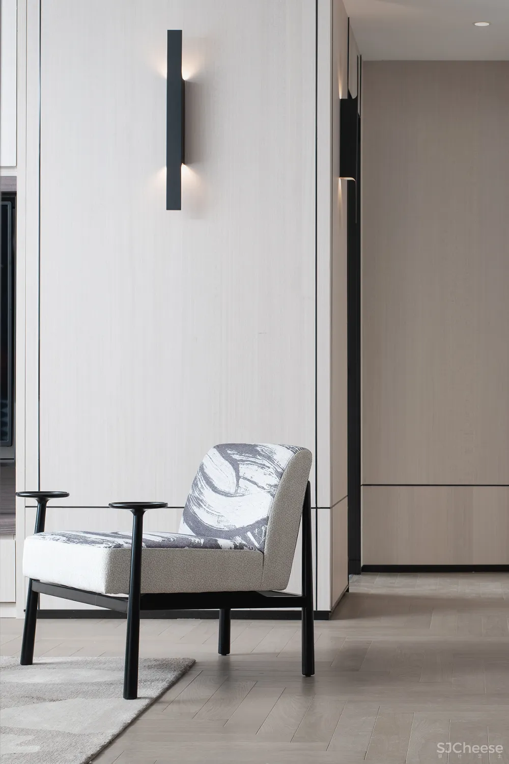 178㎡清冷色系，演绎宋代美学的简静纯粹！