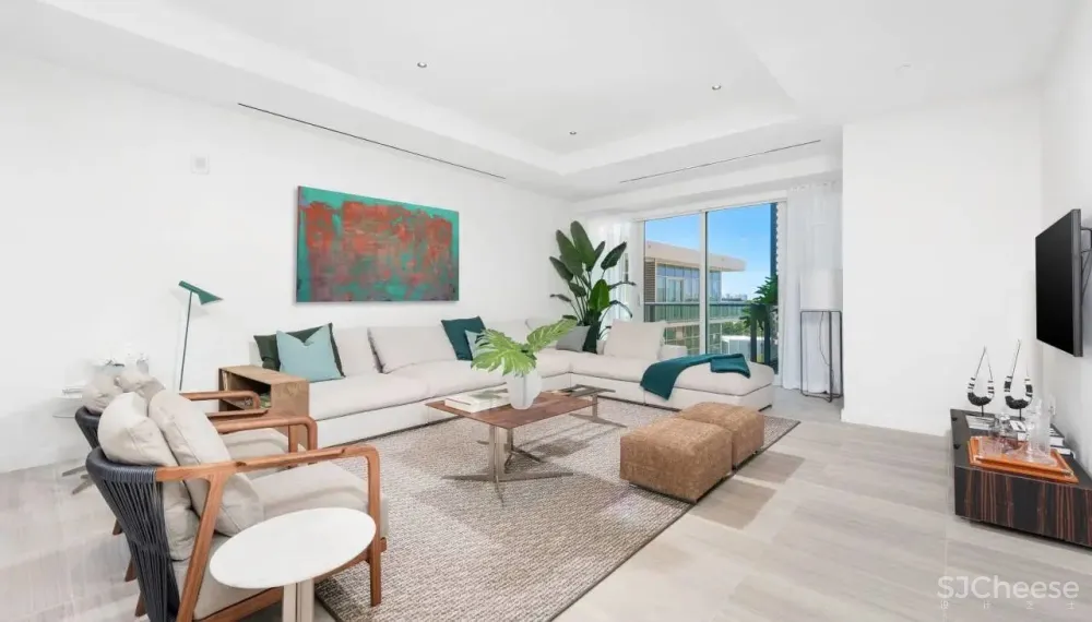 Piero Lissoni打造-迈阿密顶级丽思卡尔顿海滩公寓样板间!