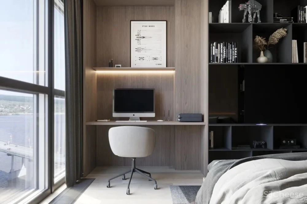 灰色极简空间，混凝土的质地！