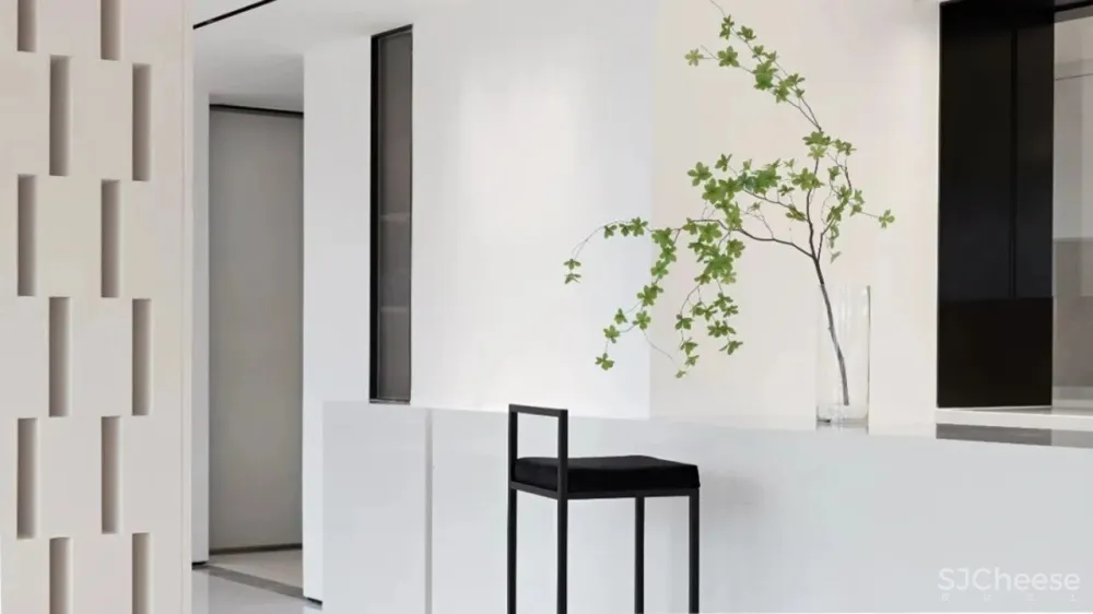 深圳洲际建筑装饰丨极简 黑与白的平衡之道