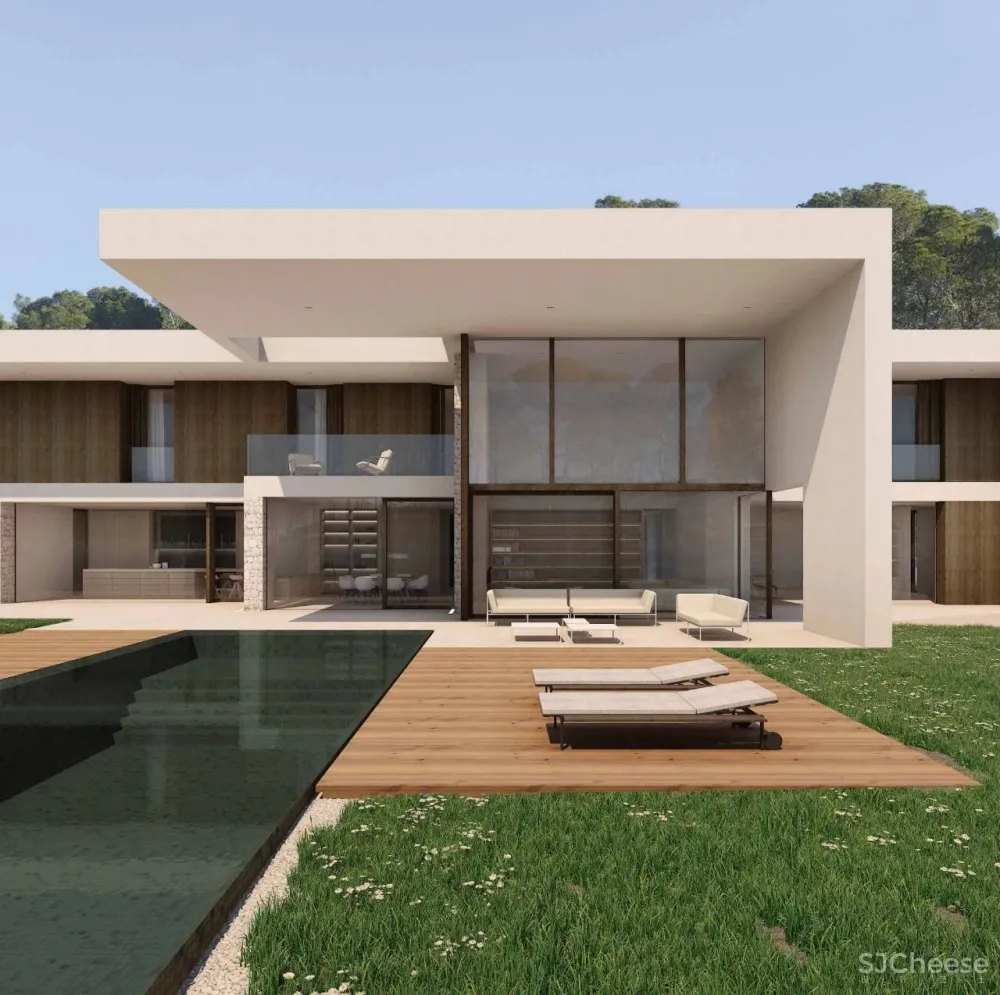 1157m²极简别墅，出繁入简，心境悠远