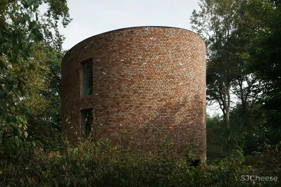 新作 再利用砖创造曲面外壳 gjG住宅 BLAF architecten