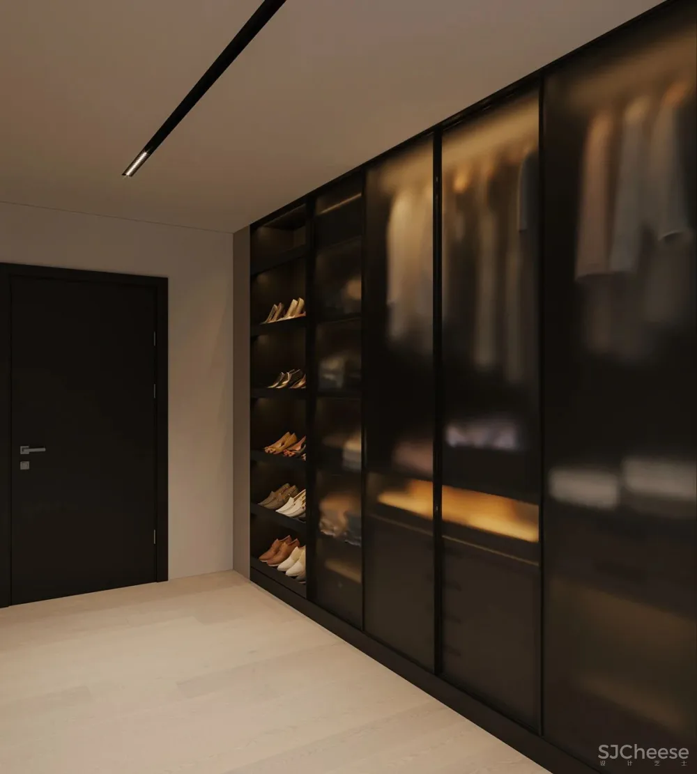 主卧带开放浴室,一室户也能住出豪宅感