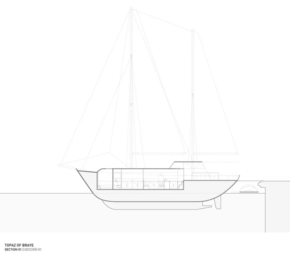Fran Silvestre 最新帆船改造设计 ,漂浮的海上建筑